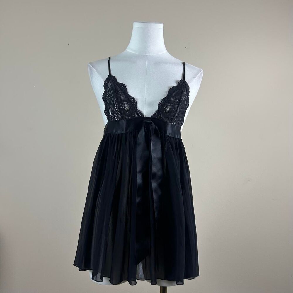Victoria’s Secret Black Dark Coquette Slip